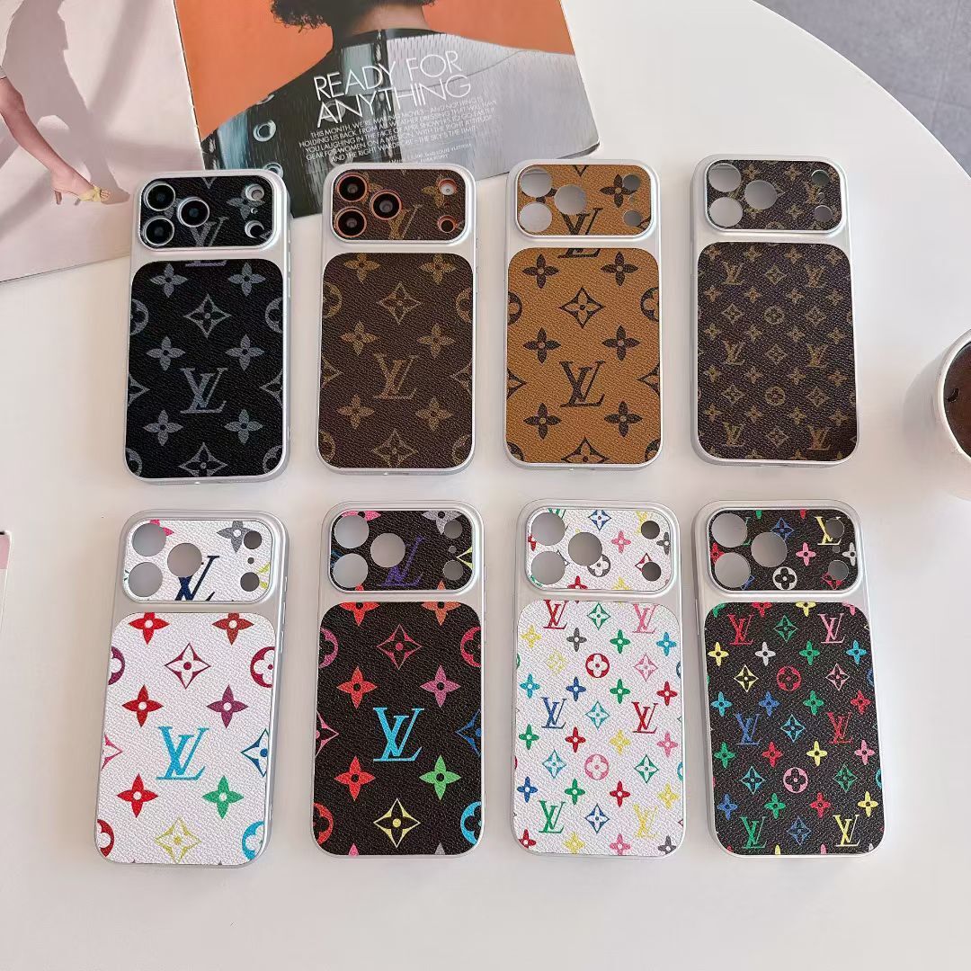 Multicolor Monogram Lv-Style Phone Case For Iphone 13-17 / Pro / Pro Max / Plus / Air / 18 Pro / 18 Pro Max