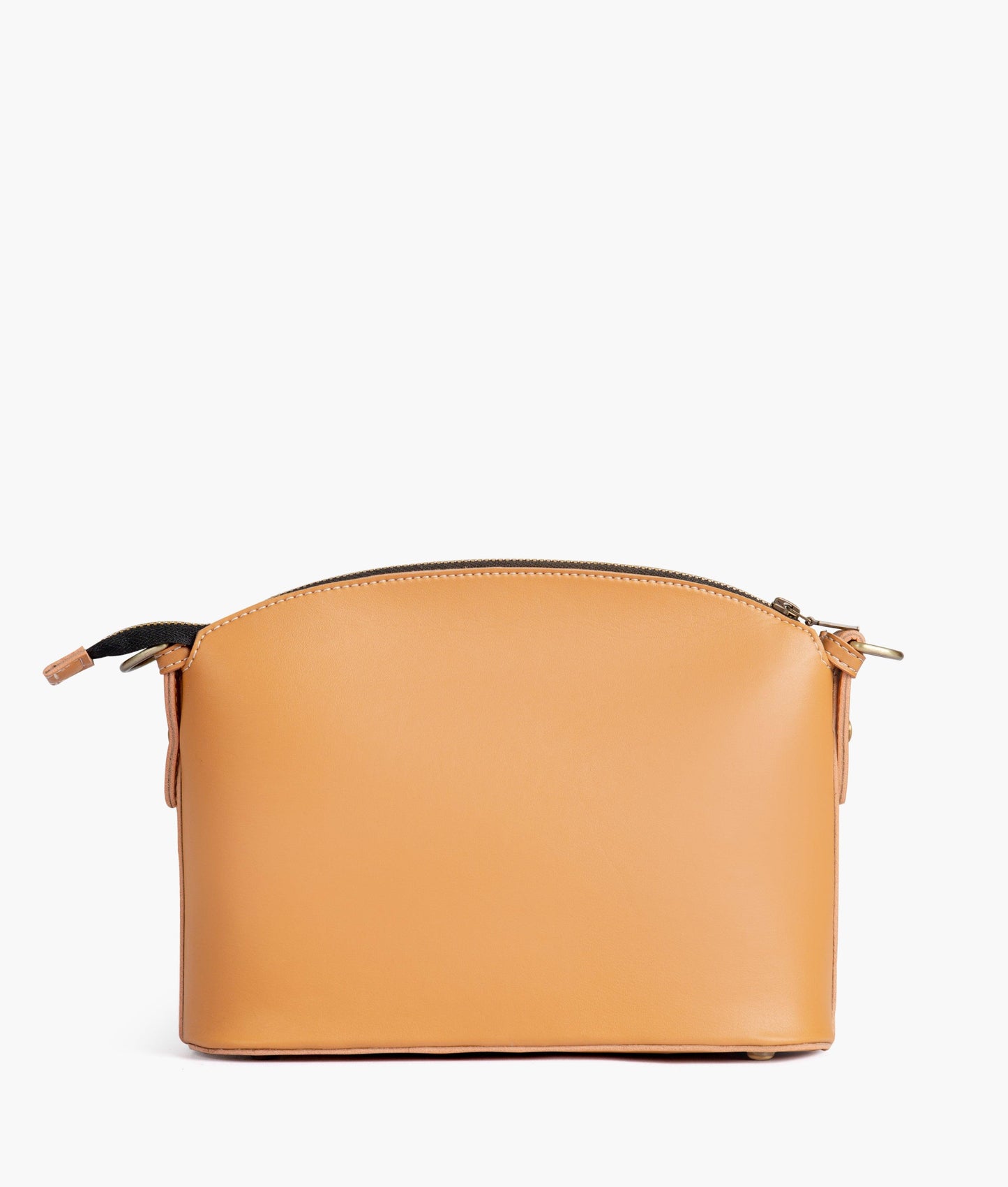 Mustard dome cross-body bag