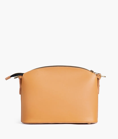 Mustard dome cross-body bag