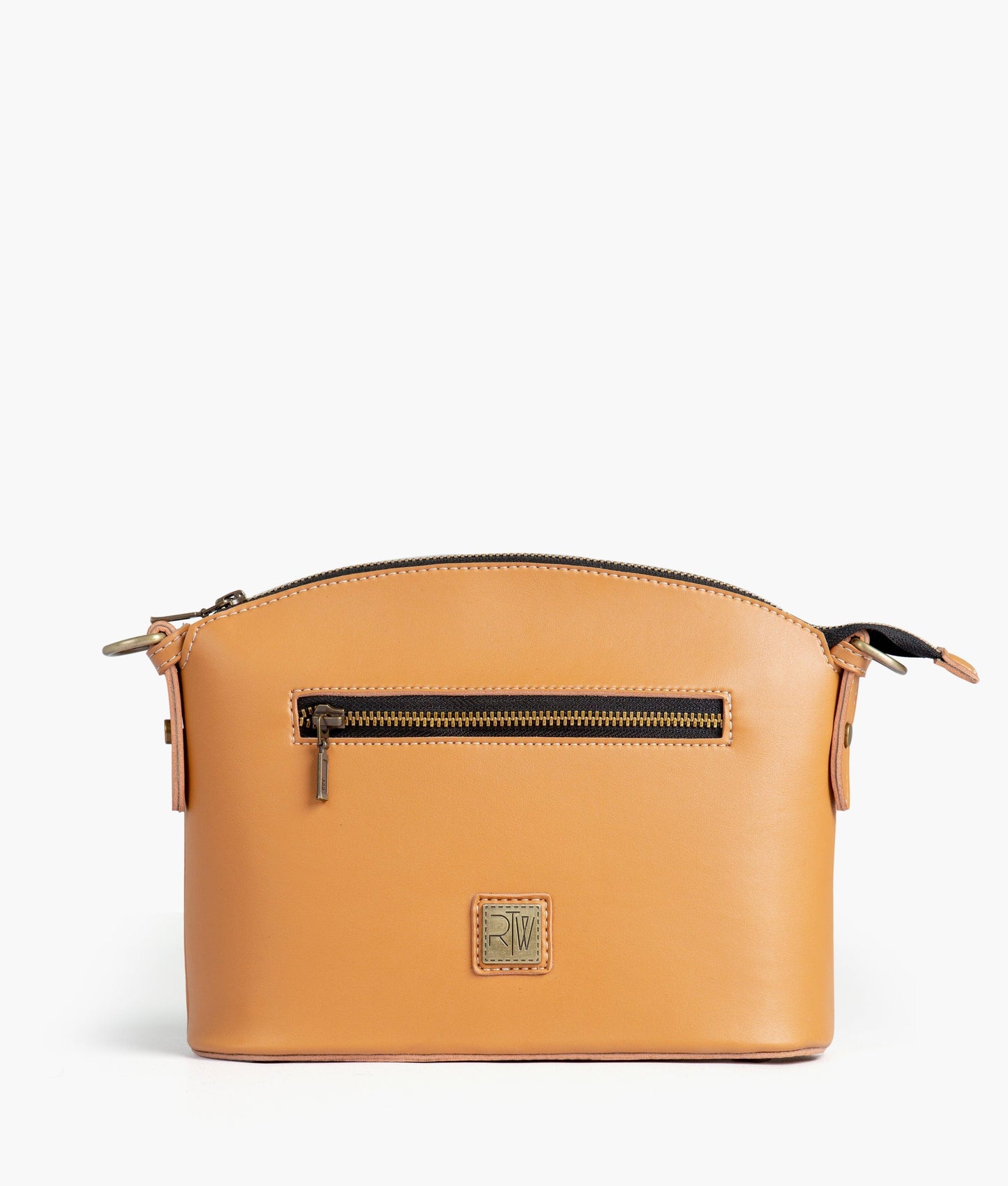 Mustard dome cross-body bag