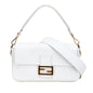 Fendi Baguette Linen Leather 2Way Bag