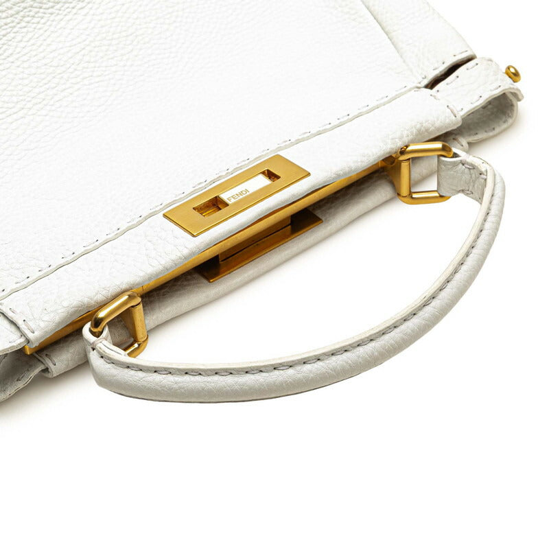 Fendi Peekaboo Selleria Leather 2Way Bag