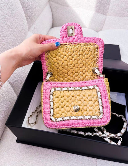 Chanel Mini Flap Red Shoulder Bag