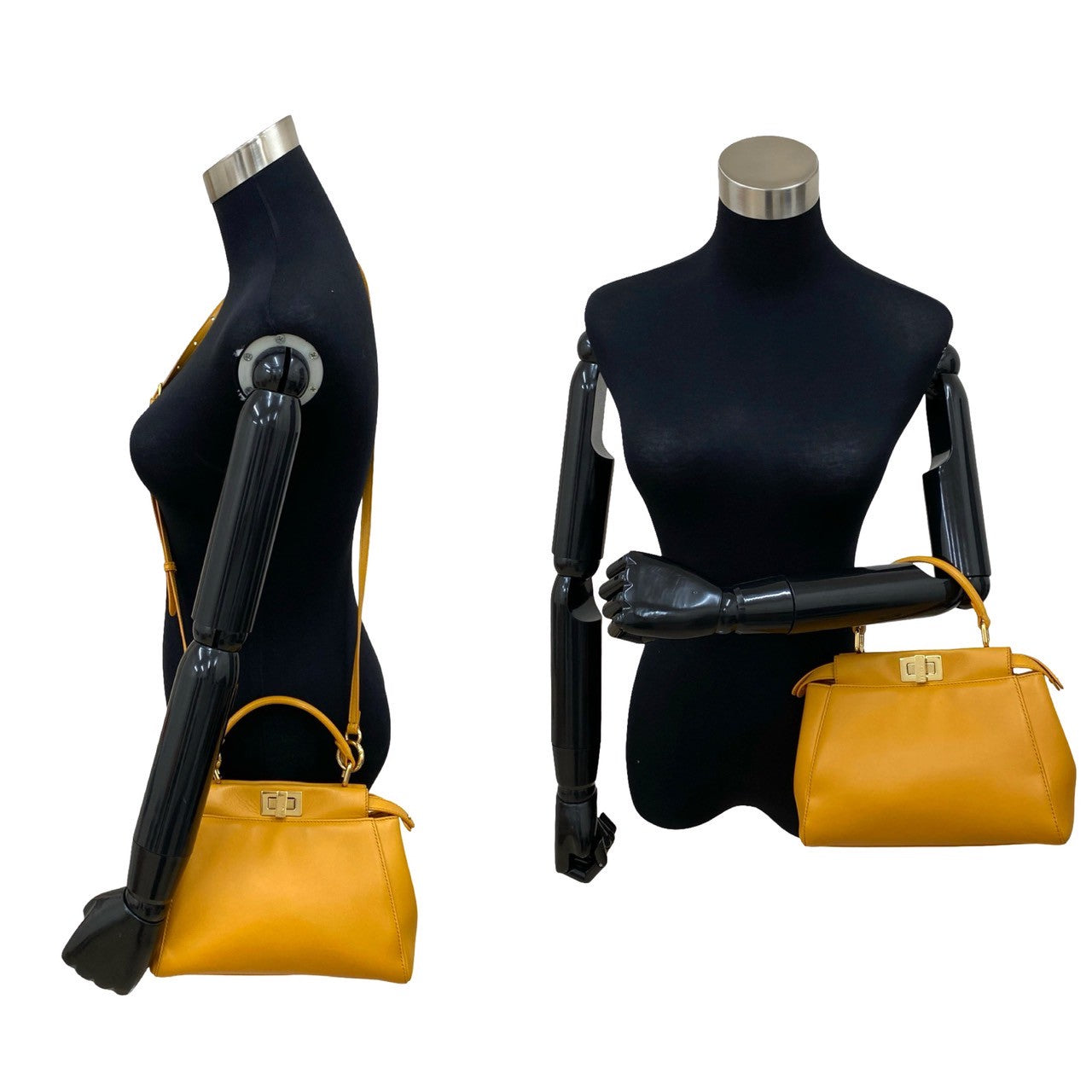 Fendi Peekaboo Mini Python 2Way Bag