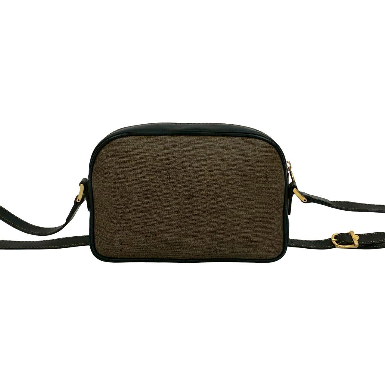 Fendi FF Logo Leather Shoulder Bag