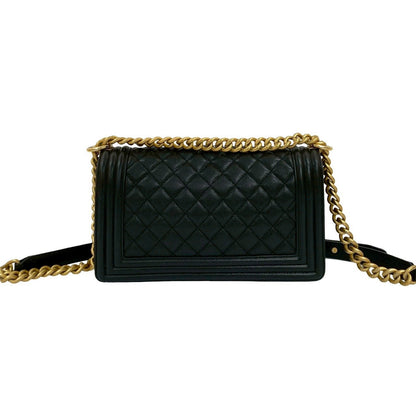 Chanel Boy Caviar Shoulder Bag Style