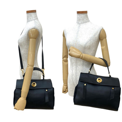Saint Laurent Paris M Two Leather 2Way Handbag