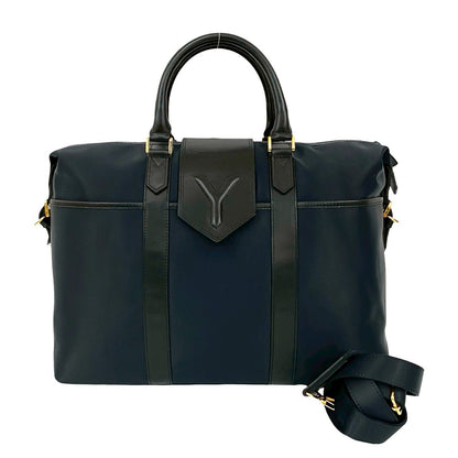 Yves Saint Laurent Nylon Leather 2Way Handbag