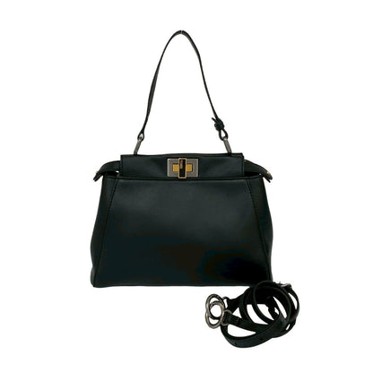 Fendi Peekaboo Leather Red Handbag Style 30