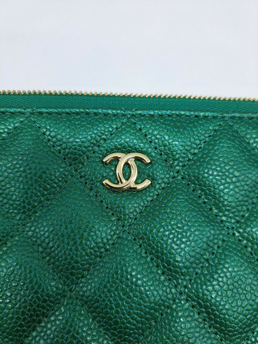 Chanel Timeless Caviar Gold Handbag