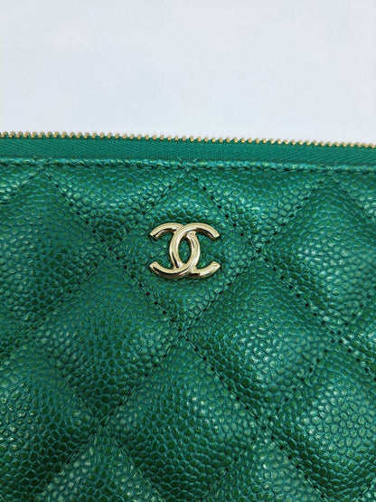 Chanel Timeless Caviar Gold Handbag