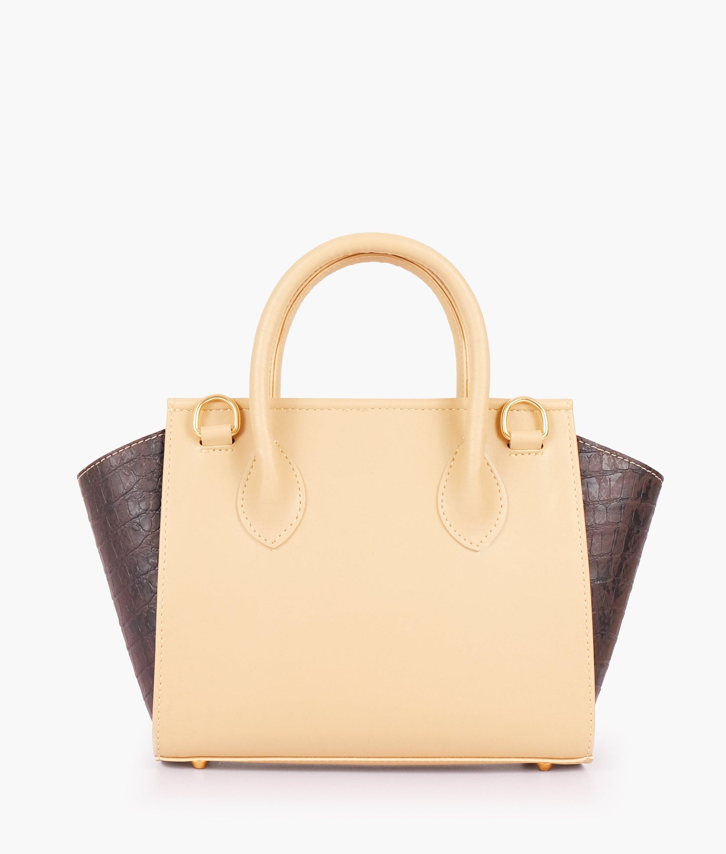 Off-white trapeze handbag