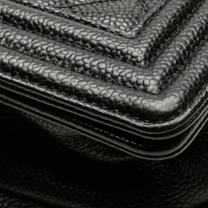 Chanel Boy Chanel Matelassé Caviar Skin Shoulder Bag