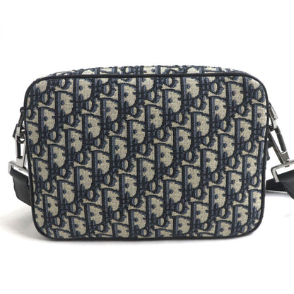 Dior HOMME Pouch Main: Canvas, Main: Leather Navy x beige mens