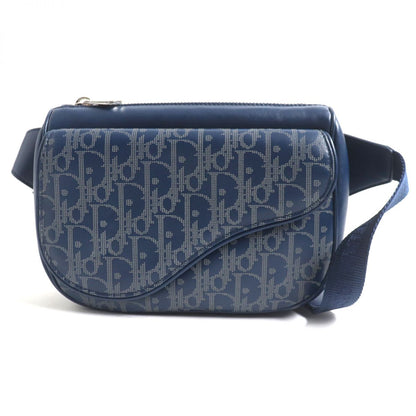 Dior HOMME Shoulder Bag Main: Leather blue mens