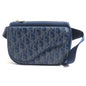 Dior HOMME Shoulder Bag Main: Leather blue mens