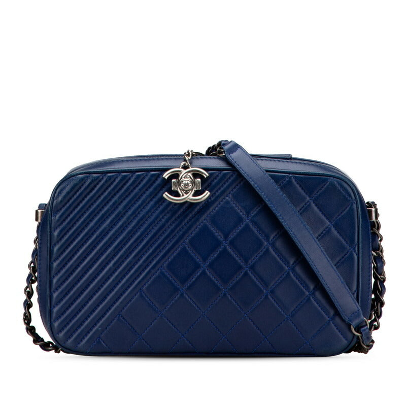 Chanel Boy Lambskin Shoulder Bag Style 18
