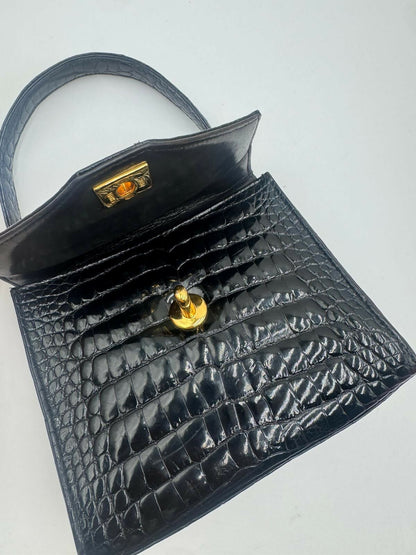 Chanel Exotic Crocodile Top Handle Bag
