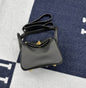 Luxury Hermes Lindy Mini Bag Black