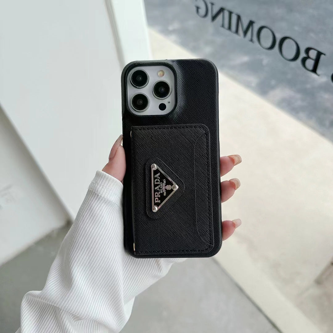 Prada iPhone Case 16 Pro Max Plus 15 14 13 12 11