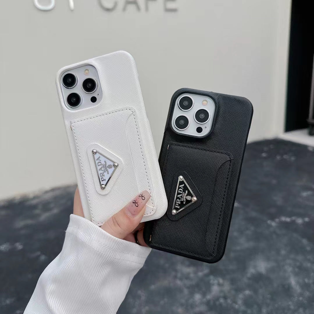 Prada iPhone Case 16 Pro Max Plus 15 14 13 12 11