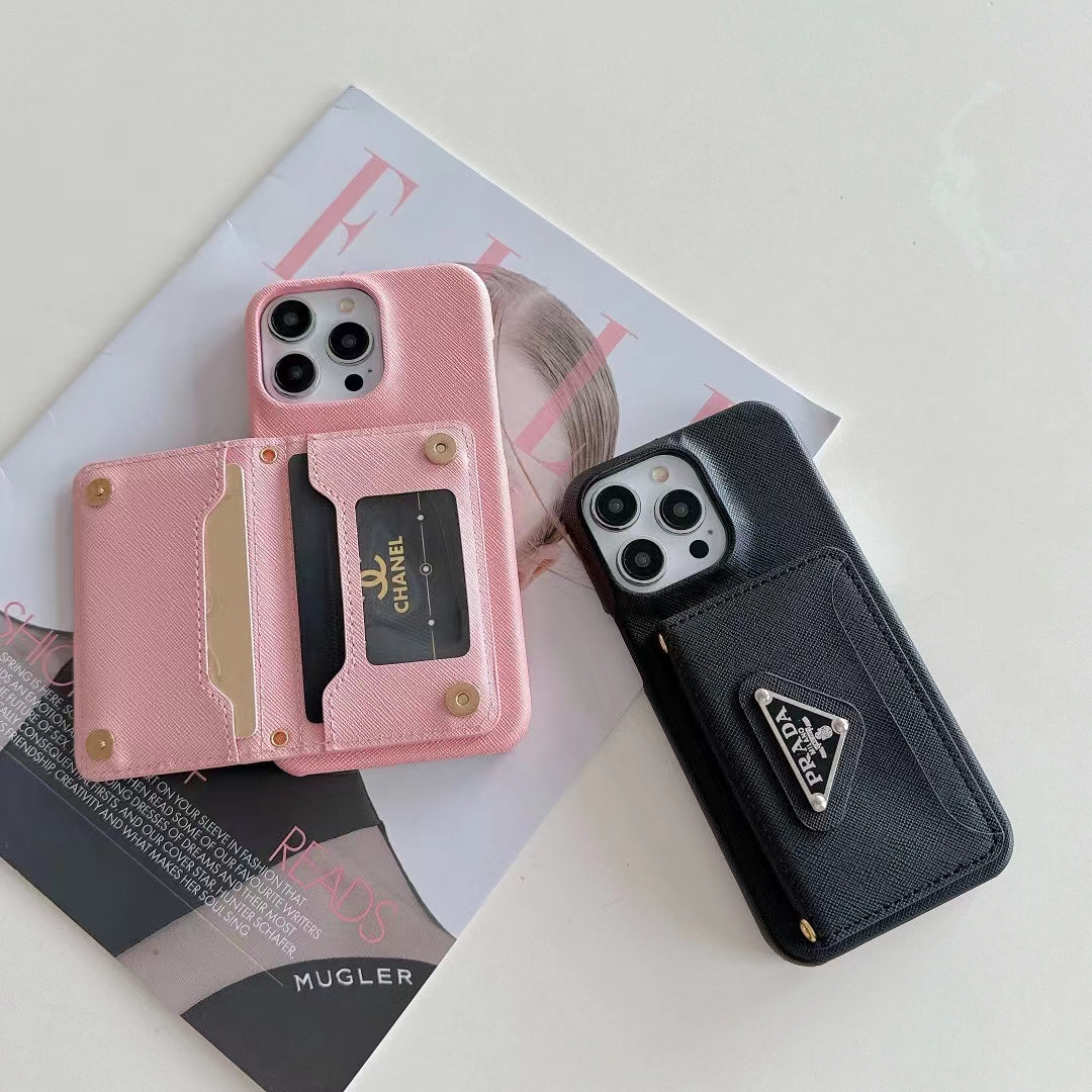 Prada iPhone Case 16 Pro Max Plus 15 14 13 12 11