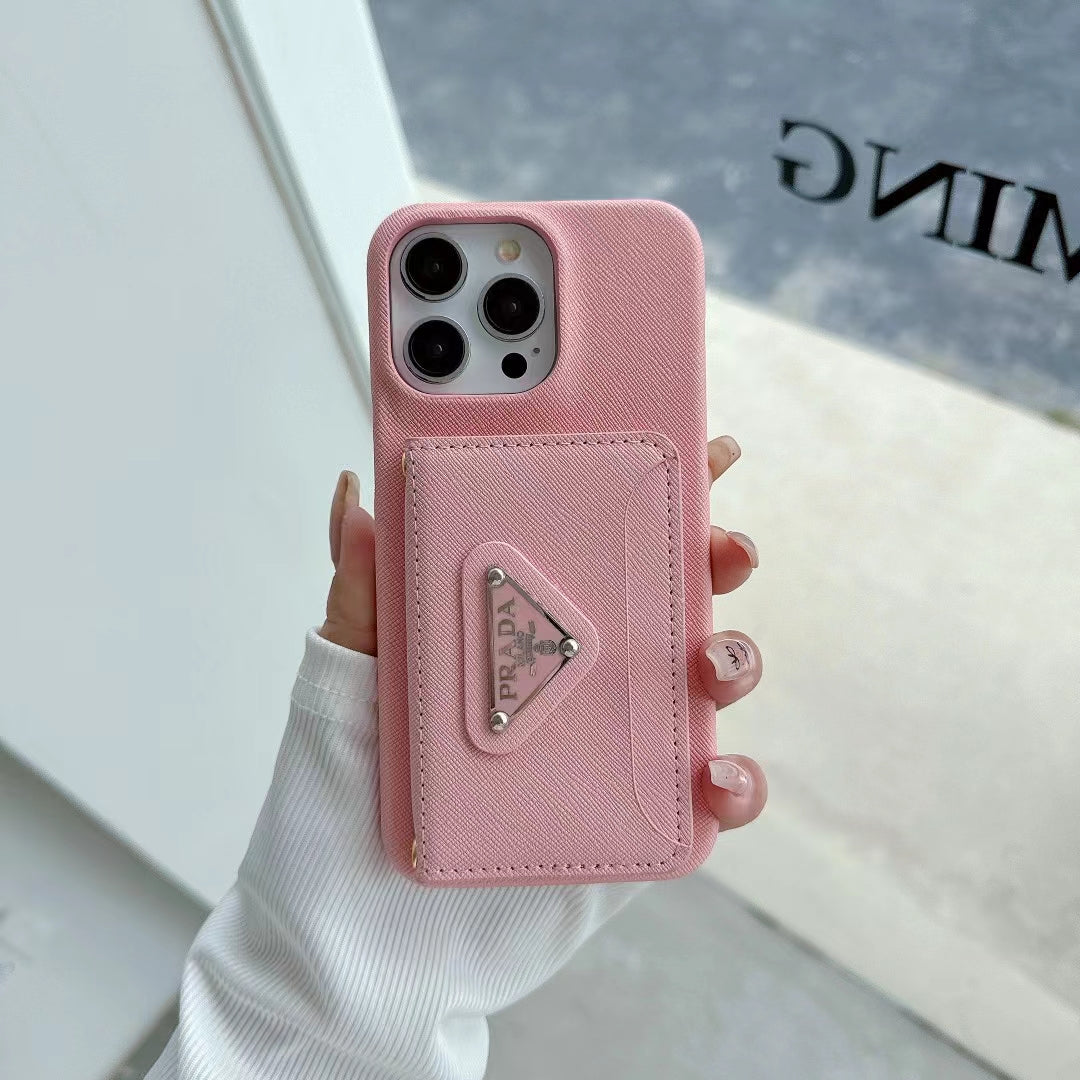 Prada iPhone Case 16 Pro Max Plus 15 14 13 12 11