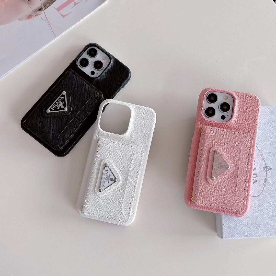 Prada iPhone Case 16 Pro Max Plus 15 14 13 12 11