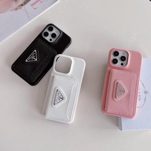 Prada iPhone Case 16 Pro Max Plus 15 14 13 12 11