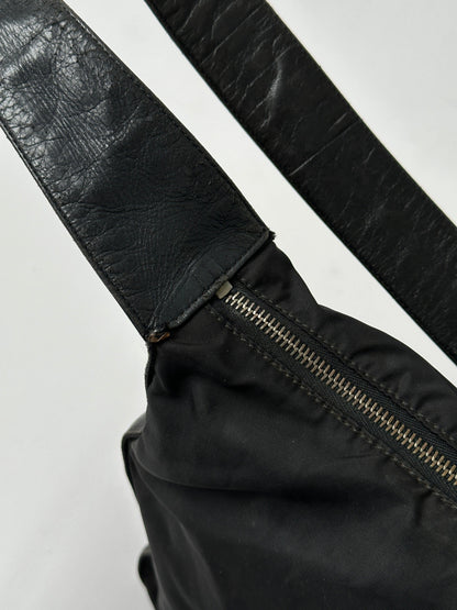 Prada Nylon Leather Crossbody Bag