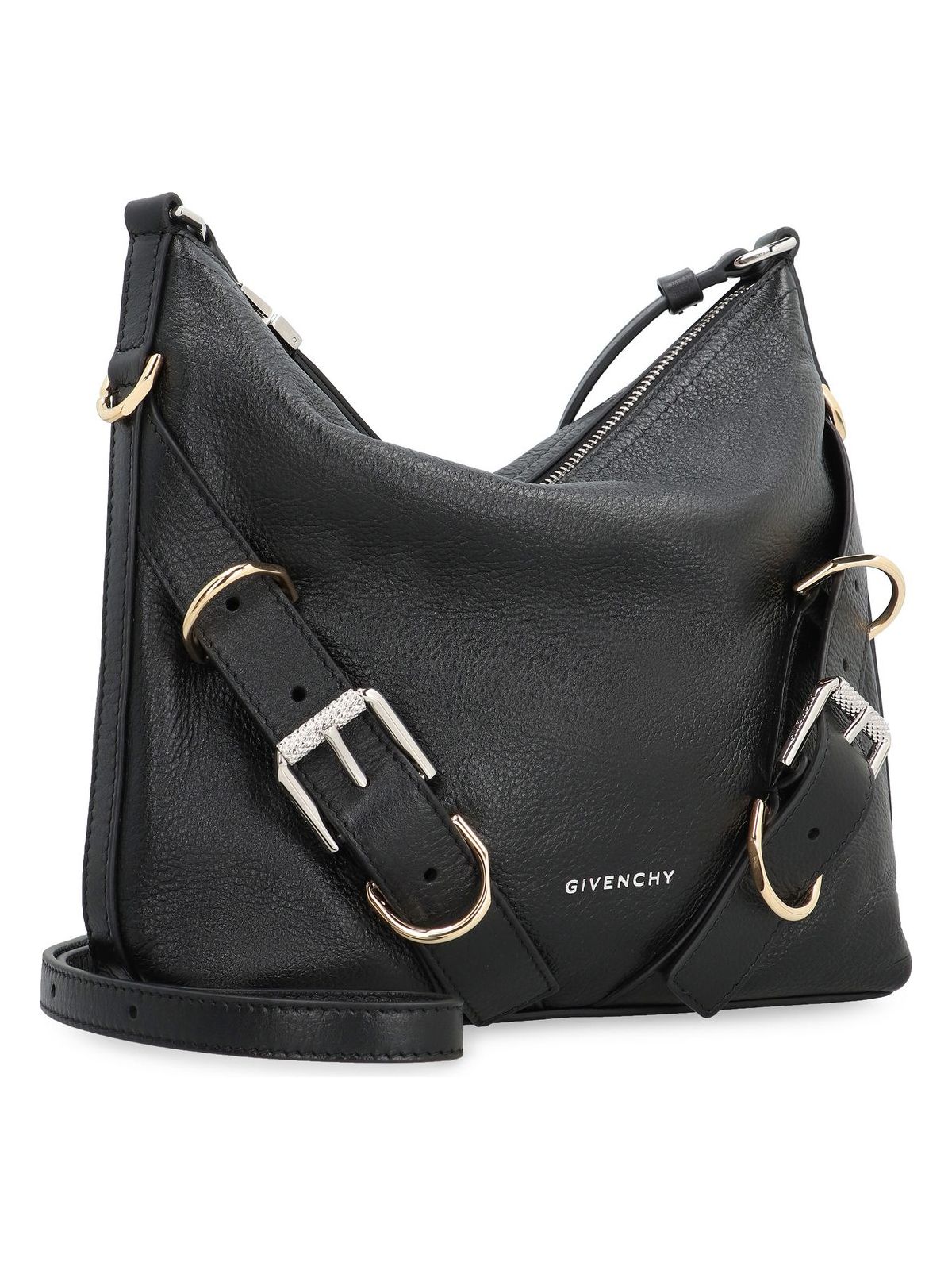 VOYOU LEATHER CROSSBODY BAG