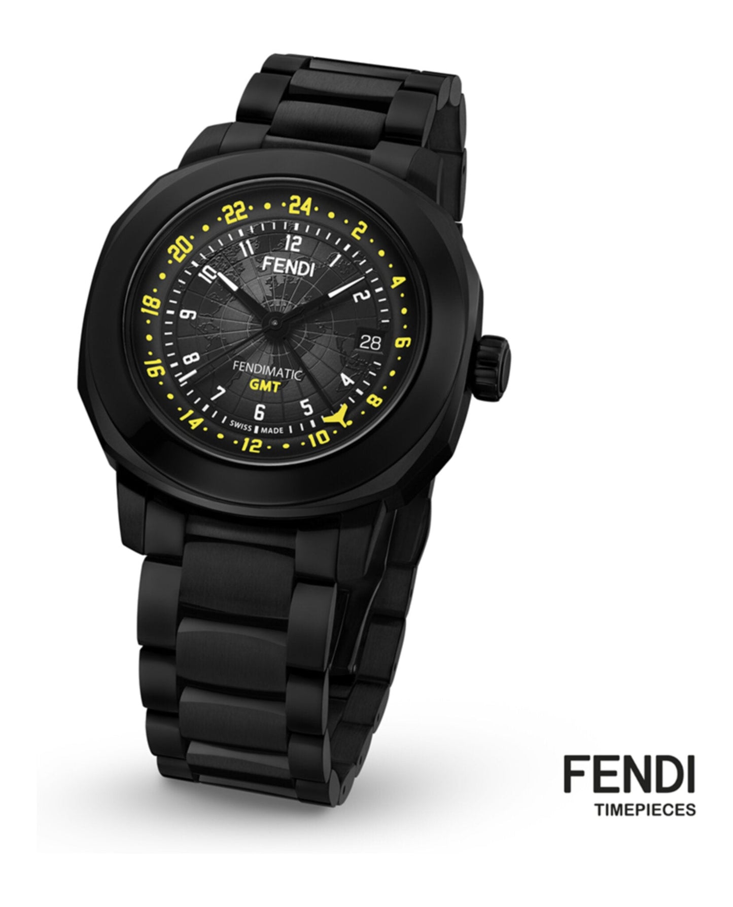 Fendi Selleria Automatic GMT Watch Mens F824010100