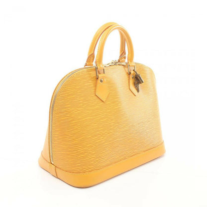 Louis Vuitton Alma Epi Tassil Yellow Leather HandBag
