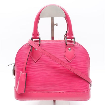 Louis Vuitton Alma BB Rose Pink EPI Leather Shoulder Bag