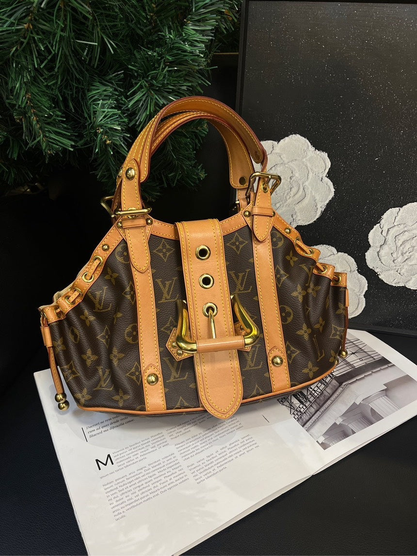 Louis Vuitton Golden Ball Monogram Crossbody Bag Brown Medium