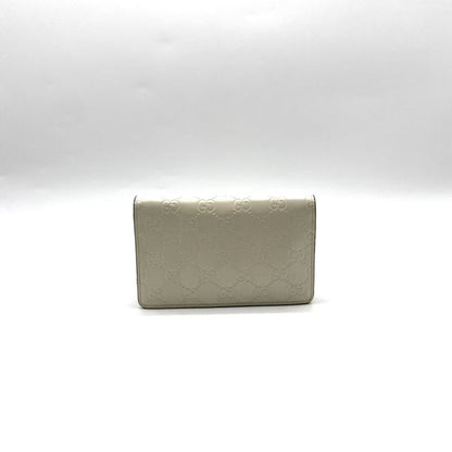 Gucci Beige Cherry GG Leather Crossbody Chain Bag Small
