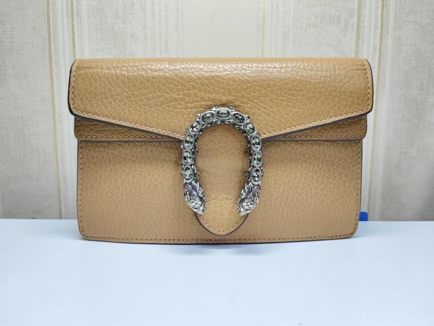 Gucci Dionysus Mini Bag Brown Leather Crossbody