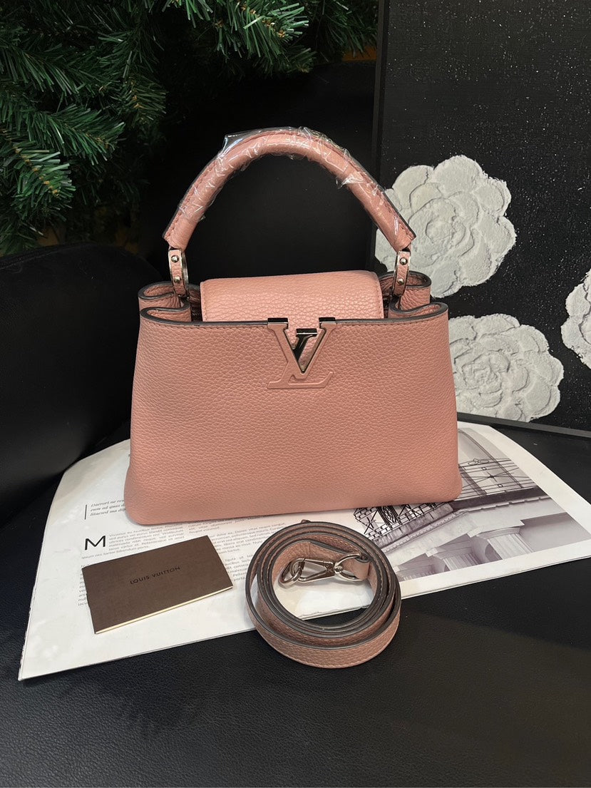 Louis Vuitton Capucines Pink Crossbody Bag