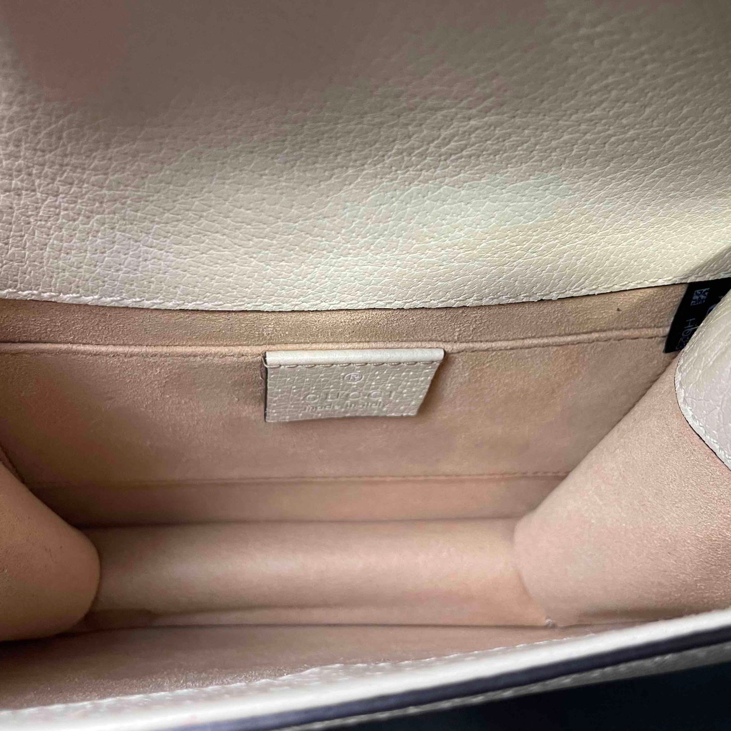 Gucci Ophidia White Leather Crossbody Bag