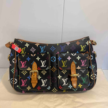 Louis Vuitton Multicolor Monogram Crossbody Bag Black Medium