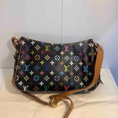Louis Vuitton Multicolor Monogram Crossbody Bag Black Medium