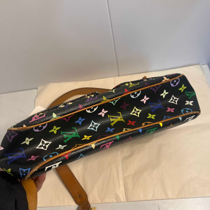 Louis Vuitton Multicolor Monogram Crossbody Bag Black Medium