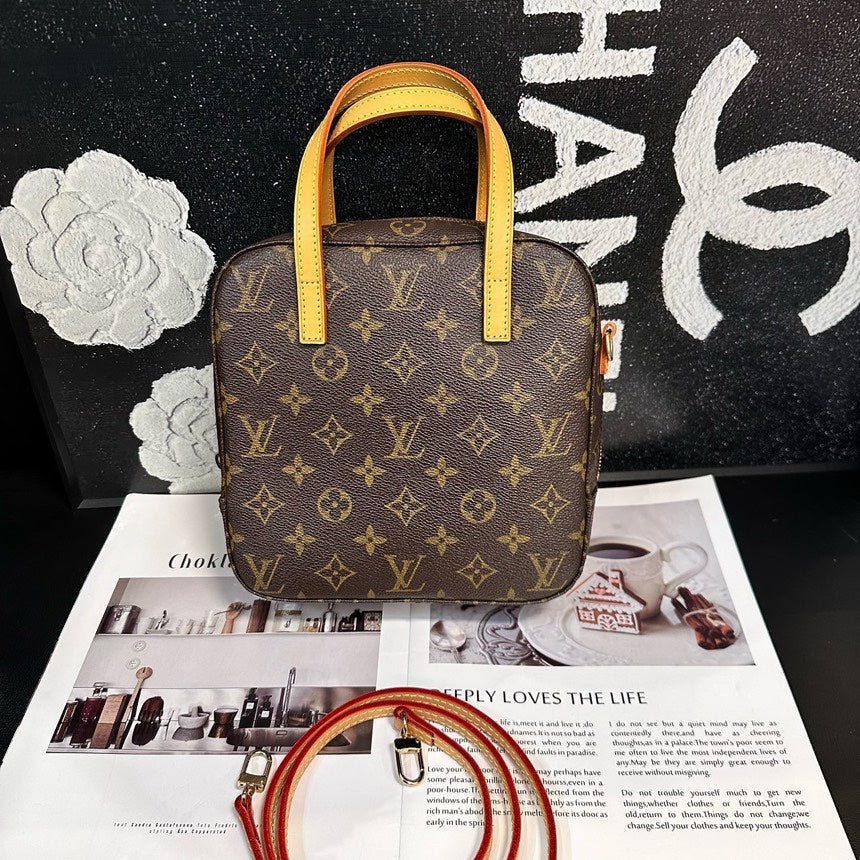 Louis Vuitton Monogram Canvas Brown Lunch Box Crossbody Bag