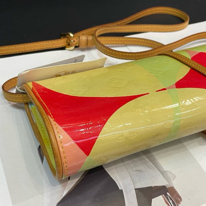 Louis Vuitton Multicolor Patent Leather Clutch Crossbody Bag Medium