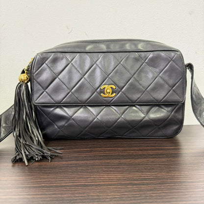Vintage Chanel Lambskin Camera Tassel Crossbody N4126244