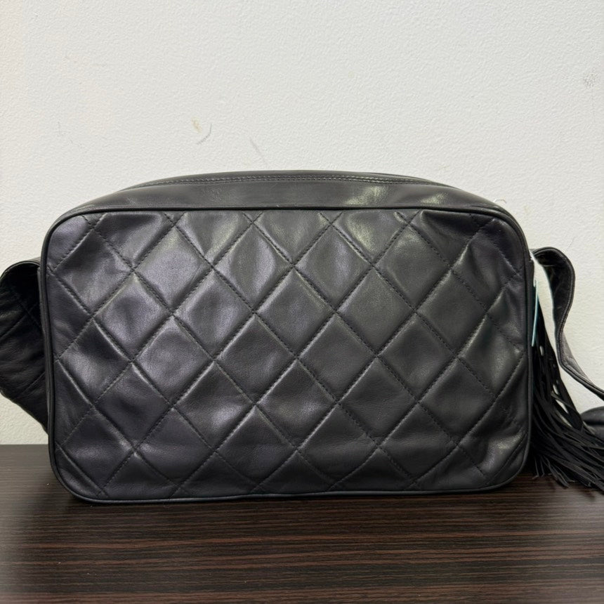 Vintage Chanel Lambskin Camera Tassel Crossbody N4126244