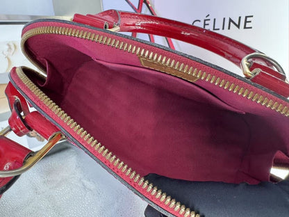 Louis Vuitton Alma BB Red Vernis Leather Crossbody Bag