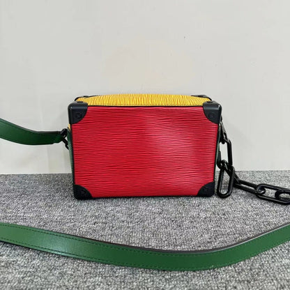 Louis Vuitton Soft Trunk Bag Blue Yellow Crossbody