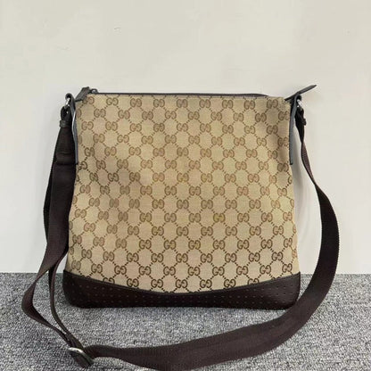 Gucci GG Supreme Canvas Beige Crossbody Bag