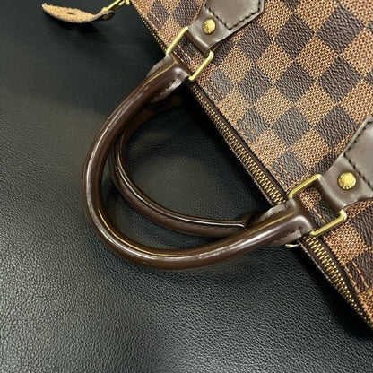 Louis Vuitton Speedy 30 Damier Ebene Brown Handbag Crossbody Bag